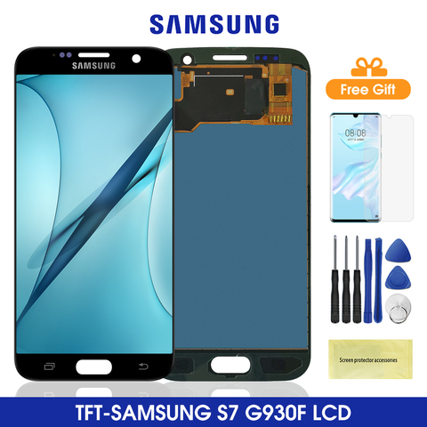 2560*1440 G930 LCD for SAMSUNG GALAXY S7 Lcd Display Touch Screen Digitizer Assembly For Samsung G930 G930A G930F SM-G930F ► Photo 1/1