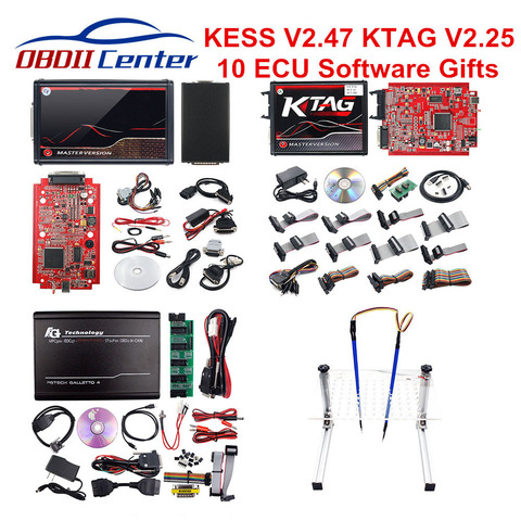 Full KESS V2 5.017 V2.47 V2.53 KTAG 7.020 V2.25 BDM Frame LED Adapter KESS V5.017 K-tag K TAG V7.020 Galletto 4 FGTECH 0475 ► Photo 1/6