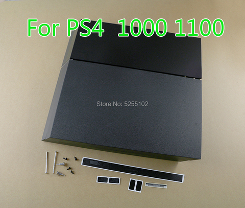 Full Housing Case For PS4 Console Black Color For PS4 Console Housing Case House Shell Have Logo PS4 1100 1000 ► Photo 1/6