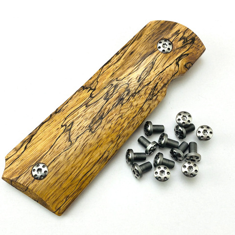 Custom CNC Stainless Steel Bolts Screws Set with T8 Torx Key Wrench For 1911 Grips models ► Photo 1/6