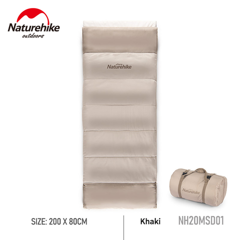 Naturehike Ultralight Sleeping Bag 8~-5℃ Envelope 3 Seasons Down Cotton Sheet Sleeping Spliceable Shawl Outdoor Travel Quilt ► Photo 1/6