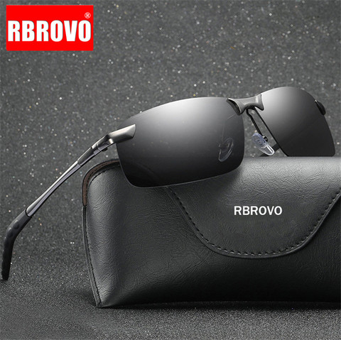 RBROVO 2022 Color Changing Sunglasses Men Brand Designer Classic Metal Polarized Glasses Women Driving Oculos De Sol UV400 ► Photo 1/6