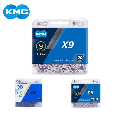 KMC X9 X9.93 X9 EPT Z9 MTB Road Bike Silver Chain 116L 9 Speed Bicycle Chain Magic Button Mountain With Original box ► Photo 1/2