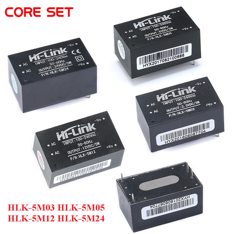 AC-DC 220V to 5V 3.3V 12V 24V 5W 5V 700mA Power Supply Module AC DC Step Down Buck Module HLK-5M03 HLK-5M05 HLK-5M12 HLK-5M24 ► Photo 1/6