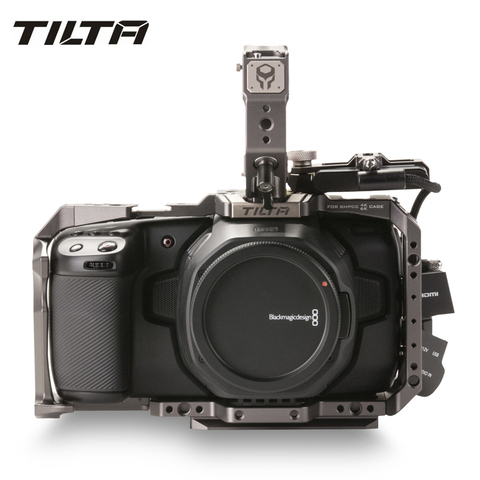 Tilta BMPCC 4K 6K Camera Cage TA-T01-B-G Full Cage Black Cage for BlackMagic BMPCC4K 6K Top Handle Tactical finished ► Photo 1/2