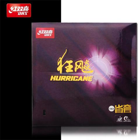 DHS Provincial Hurricane 3 Pro H3 Table Tennis Rubber With Sponge Ping Pong Rubber Pips-In Tenis De Mesa blue sponge DHS Sponge ► Photo 1/5