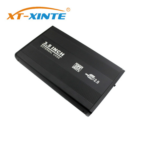 XT-XINTE 3.5 inchExternal Solid State  USB 3.0 5Gbps to SATA Port SSD Hard Drive Enclosure USB 2.0 480Mbps HDD Case ► Photo 1/6