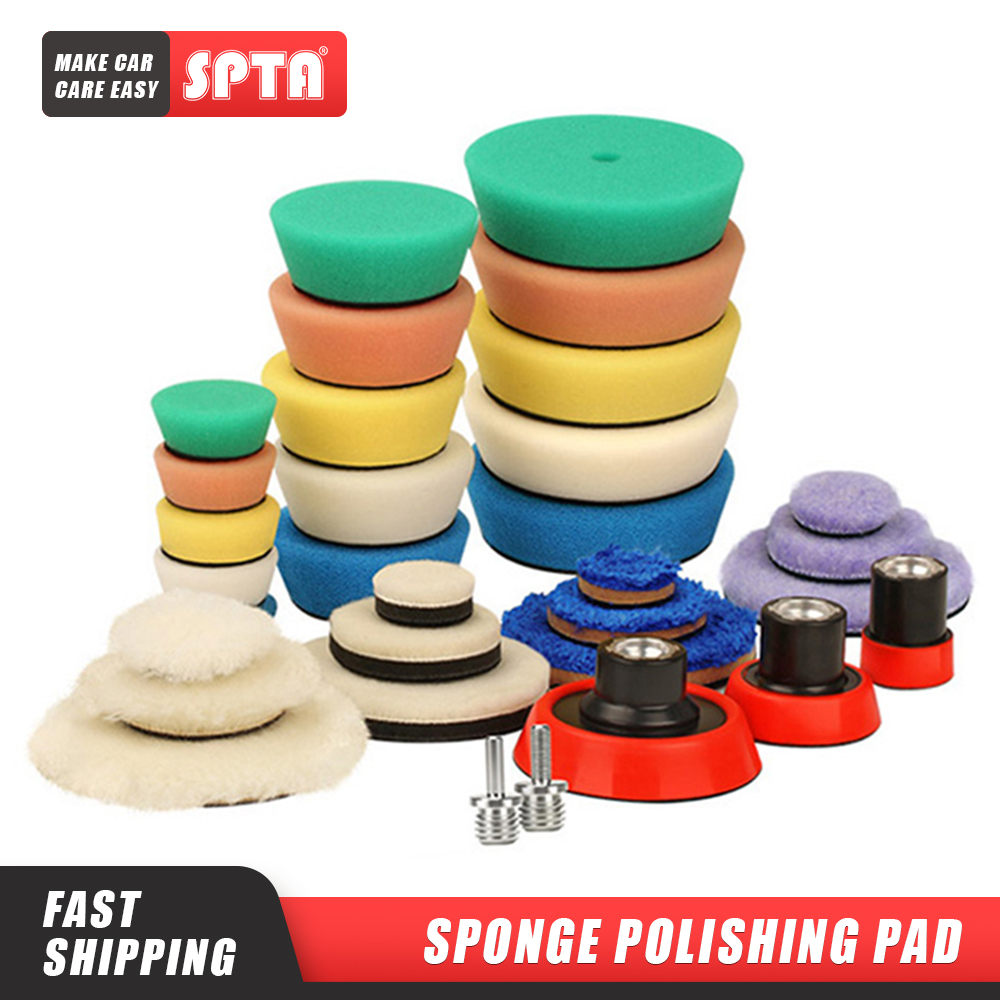 SPTA 32pcs 1/2/3(30mm/50mm/80mm) T-shape Car Detail Polishing Pads & Buffing  Pads For Car Polisher Electric Drill Polisher - Price history & Review, AliExpress Seller - SPTA Official Store