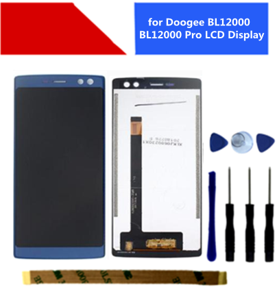 Original For 6.0 inch Doogee BL12000 BL12000 Pro LCD Display And Touch Screen With Tools And Adhesive Mobile Phone Accessories ► Photo 1/2