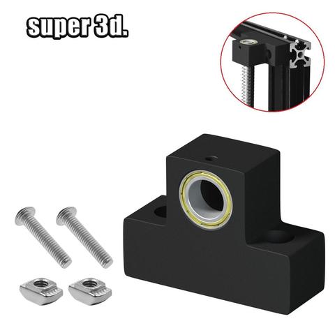 3D Printer Parts ballscrew support seat Holder For Z-Axis Leadscrew Top Mount fix Holder cnc with screws ► Photo 1/6