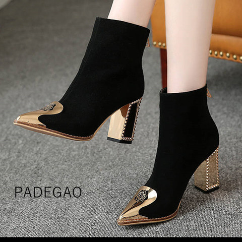 Women Boots 2022 Ankle Boots for Women Korean Casual Fashion Winter Boots Wemon High Quality ► Photo 1/5