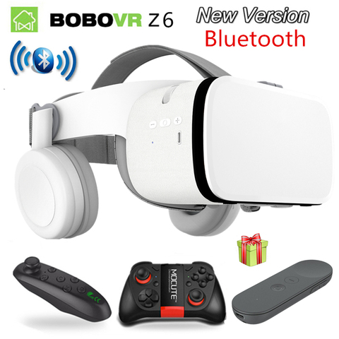 2022 Newest Bobovr Z6 Casque Helmet 3D VR Glasses Virtual Reality Headset Bluetooth Earphone For Smartphone Google Cardboard ► Photo 1/6