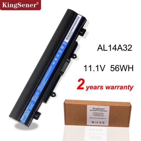 KingSener 11.1V 5000mAh  New AL14A32 Laptop Battery For Acer E14 E15 E5-411 E5-421 E5-471 E5-511 E5-551 E5-572 V3-572 AL14A32 ► Photo 1/6