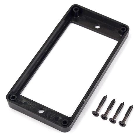 1PC Bridge Pickup Plastic Frame Cover Guitar Humbucker Pickup Mounting Ring Frame Flat Top Set Replacement for Electric Guitar ► Photo 1/6