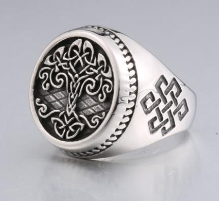 Beier men stainless steel viking fashion ring good detail unique man amulet personality gift jewelry LR727 ► Photo 1/1