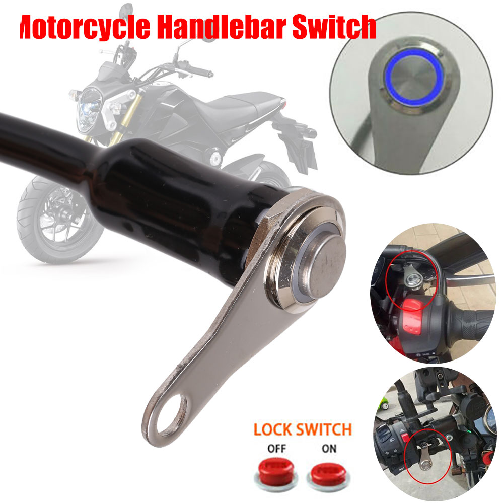 12V LED Waterproof Motorcycle Handlebar Switch Reset Manual Return Button Engine ON-OFF FAST SHIPPING DROPSHIPPING ► Photo 1/6