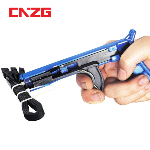 Cable Tie Gun Hand Tools Fastening And Cutting Tool TG-100 Automatic Tensioning For Nylon Tightening The Clamp When Trimming ► Photo 1/6