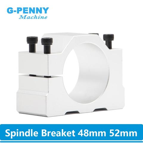 Diameter 48mm  Aluminium spindle ClampIing  bracket of cnc spindle motor spindle mount bracket clamp cnc machine tool spindle ► Photo 1/6