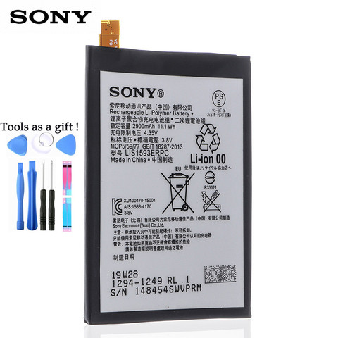 Original Replacement Guker Battery LIS1593ERPC For Sony Xperia Z5 E6633 E6653 E6603 E6683 Genuine Phone Battery 2900mAh ► Photo 1/2