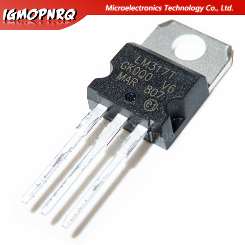 10pcs LM317 LM317T T0-220 adjustable p three-terminal regulator ► Photo 1/1