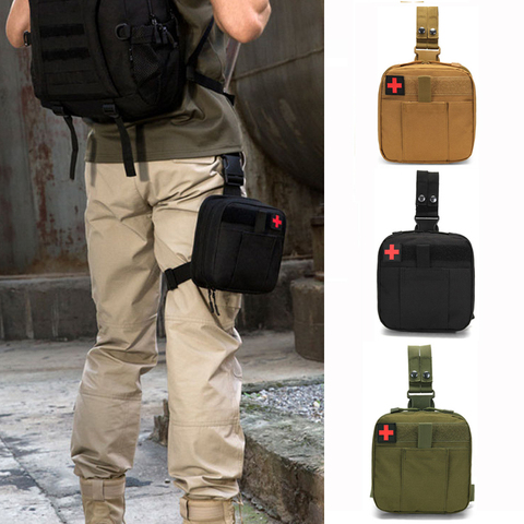 Tactical Leg Bags Military Medical Molle Pouch Camping Hunting Traveling First Aid Storage Bag Outdoor Climbing Hiking EDC Bag ► Photo 1/6