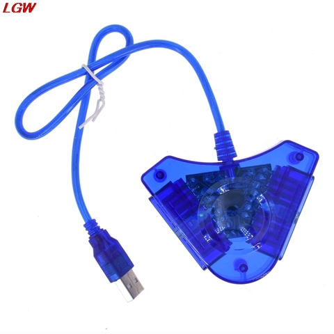Dual PS1 PS2 Plasation 2 To PC USB Game Pad Controller Converter Adapter diy electronics ► Photo 1/6