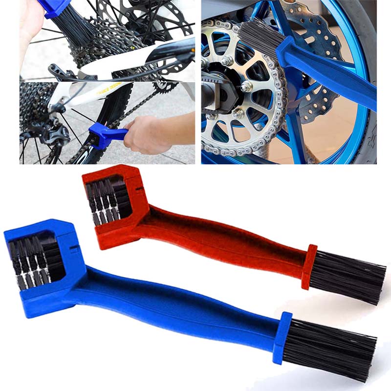 Bicycle Chain Cleaning Brush Cycling Chain Cleaner Gear Brush Scrubber Brush 1pc