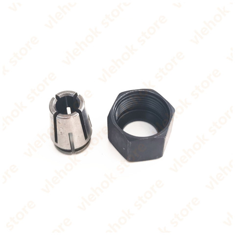 Iron Chuck Cap Nut part Collet 6mm cone Replace for Makita 193012-1 763645-2 GD0800C GD0810C GD0811 Power tool accessories tools ► Photo 1/4