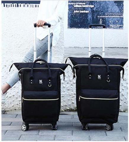 24 Inch Women trolley Backpacks carry on luggage bags Travel Trolley Bags Rolling luggage bags with wheels Wheeled Backpack bags ► Photo 1/6