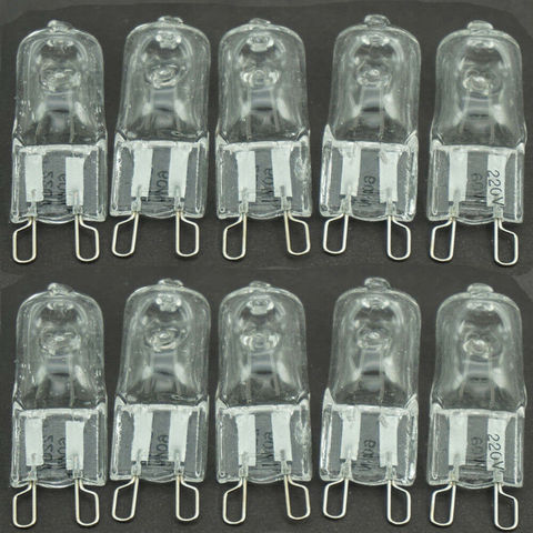 10pcs G 9 Pin Halogen 120 v volt | 25 35 40 50 60 W | watt Light Bulb JCD G9 ► Photo 1/6