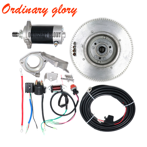 Electric Start Kit For YAMAHA T30 2 Stroke 30HP Starter Motor ► Photo 1/6