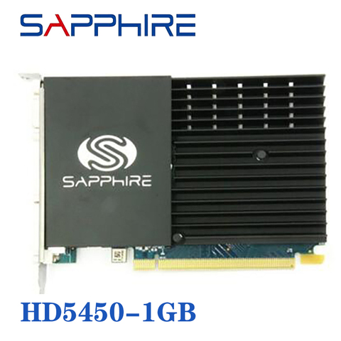 SAPPHIRE HD 5450 1GB Graphics Card GPU For AMD 5400 GPU Desktop Graphics Video Card Radeon HD 5450 1GB GDDR3 Used ► Photo 1/5