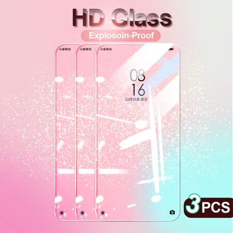 3PCS Full Cover Tempered Glass On Xiaomi Redmi Note 8 7 9 5 Pro Max 9S 8T Screen Protector For Redmi 7 8 K20 Pro Glass Film HD ► Photo 1/6