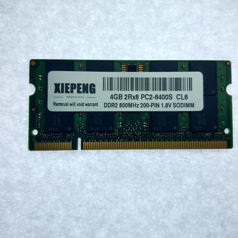 Laptop RAM 2GB 2Rx8 PC2-5300S DDR2 1gb 667 MHz 4G pc2 6400 for IBM Lenovo ThinkPad T61 G455 C315 4022 G530 C100 7869 All-in-one ► Photo 1/4