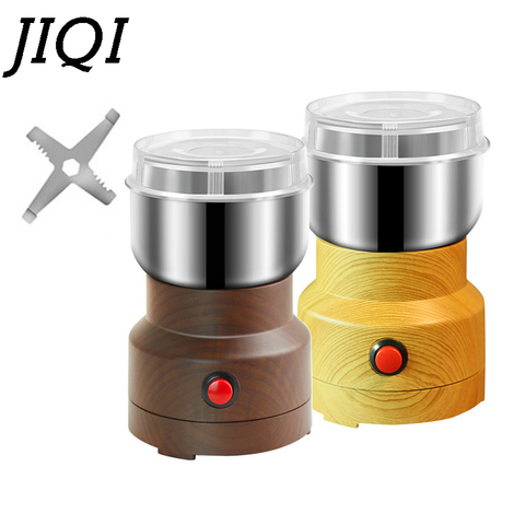 JIQI electric grinder coffee bean grinder Chinese medicine herbs nuts household mill grain Cafe Beans Spice grinding machine EU ► Photo 1/1
