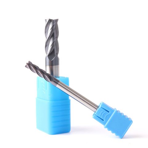 ZGT Mill Milling Tools Milling Cutter HRC50 4 Flute Metal Cutte Alloy Carbide End Mil Tungsten Steel Milling Cutter 1mm 2mm 3mm ► Photo 1/5