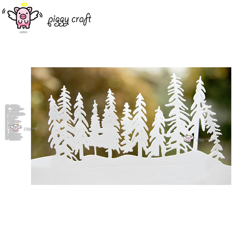 Piggy Craft metal cutting dies cut die mold New Christmas tree group Scrapbook paper craft knife mould blade punch stencils dies ► Photo 1/3