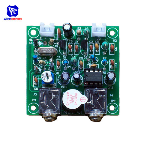 diymore QRP Pixie 4.1 DIY Kit 40M CW Ham Radio Shortwave Transmitter Receivers Module 7.023MHz-7.026MHz with Buzzer Transceiver ► Photo 1/6