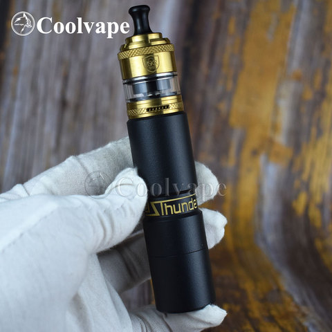 Hot coolvape elthunder mechanical mod with Berserker V2 MTL rta kit 18650 24mm 316 SS e cigarette mech mod vape vs titan x mod ► Photo 1/6