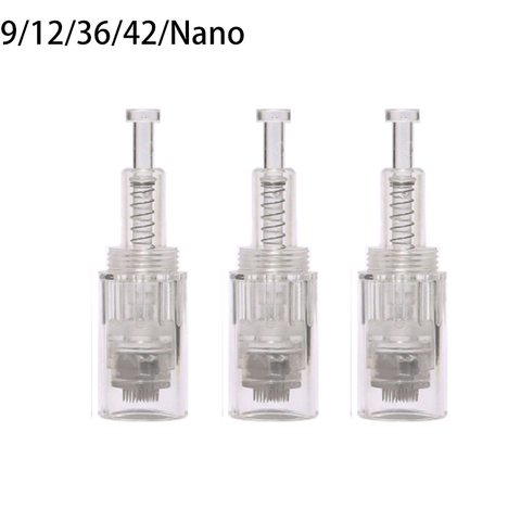 10/50/100pc Bayonet Connector Microneedling Tattoo Needle cartridge 9/12/36/42Pin Nano Microneedles For mesotherapy MTS ► Photo 1/6