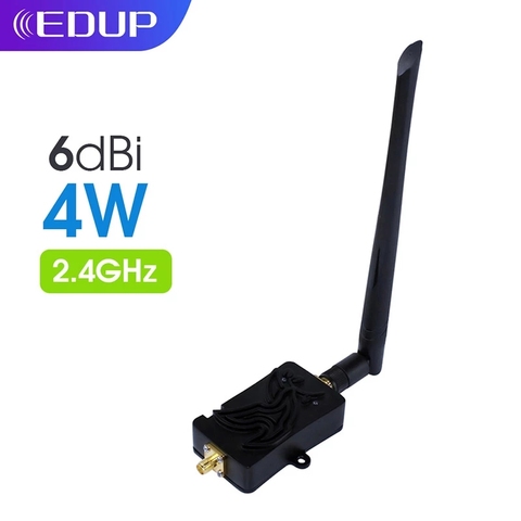 EDUP 2.4Ghz 4W 802.11n/g/b Wifi Signal Booster Signal Amplifier WiFi Repeater  Wireless Wifi Power Booster Long-Range ► Photo 1/5