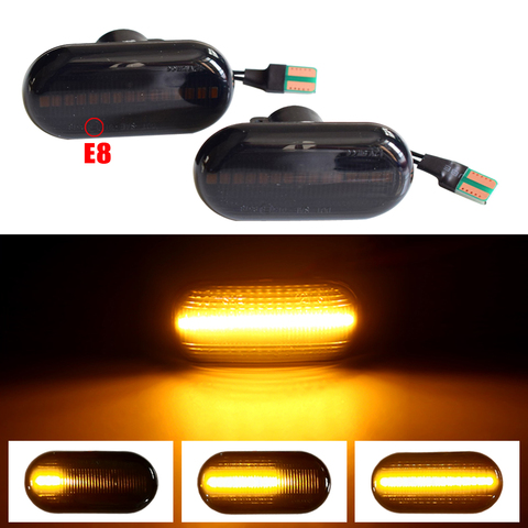 LED Dynamic Turn Signal Side Marker Light For Dacia Duster Dokker Lodgy Renault Megane 1 Clio1 2 KANGOO ESPACE Smart Fortwo 453 ► Photo 1/6