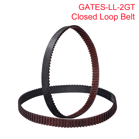 GATES-LL-2GT Belt Closed Loop Belt GT2 Belt Synchoronus Belt 2GT Timing Belt Rubber GT2-6MM For 3D Printer Parts GT2 Pulley Gear ► Photo 1/6