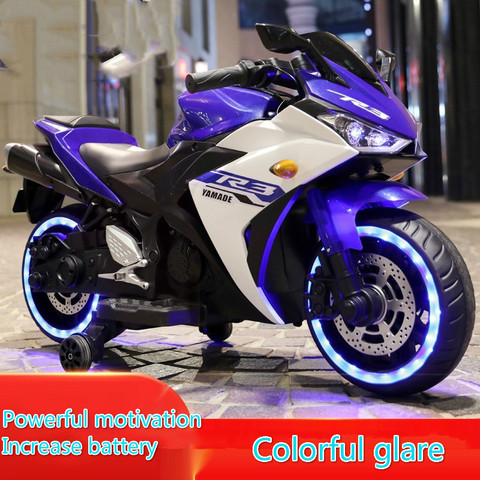 Children's Electric Motorcycle Baby Motorbike Car 1-8 Year-old Child Charged Bottle Toys Gift Ride on Car Electric for Kids ► Photo 1/6