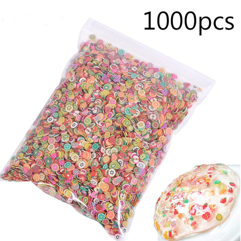 Fruit slice nail art accessories slyme schlemner accessories 1000pcs ► Photo 1/5