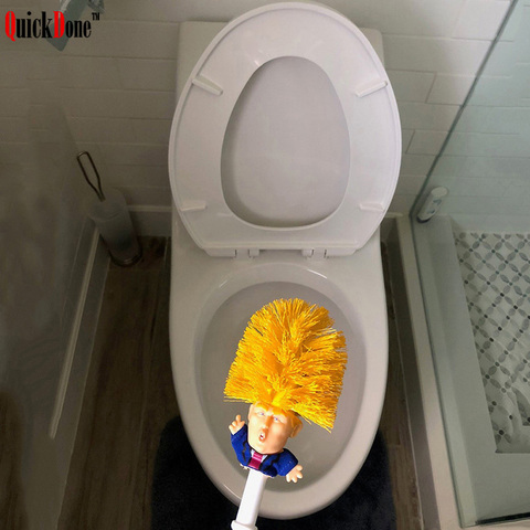 Creative Donald Trump Toilet Brush Bathroom Cleaning Tools Original Funny Trump Home Hotel Supplies Cleaning Accessories FY0130 ► Photo 1/6