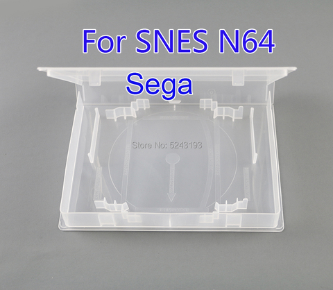 10pcs Top quality Protector Box CD DVD case cover for N64 SNES Game card Cartridge Storage box for Playstation Sega Genesis MD ► Photo 1/6