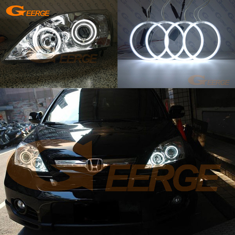 For HONDA CR-V CRV 2007 2008 2009 2010 2011 Xenon HEADLIGHT Excellent angel eyes Ultra bright illumination CCFL Angel Eyes kit ► Photo 1/6