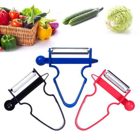 3 pcs/set Magic Trio Peeler Slicer Shredder Julienne Cutter Peel Stainless Steel Vegetable Blade Zesters Kitchen Tools Dropship ► Photo 1/6