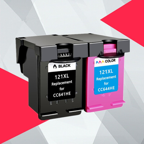 Compatible 121XL ink cartridge for hp 121 XL for hp121 Deskjet D2563 F4283 F2423 F2483 F2493 F4213 F4275 F4283 F4583 ► Photo 1/6